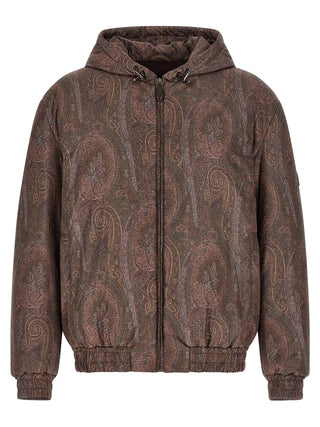 Brown Polyester Bomber