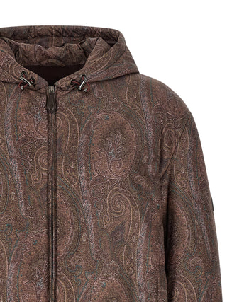 Brown Polyester Bomber