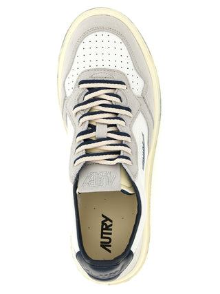 Multicolor Cowhide Athletic Sneakers