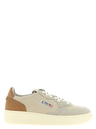 Multicolor Suede Leather Athletic Sneakers