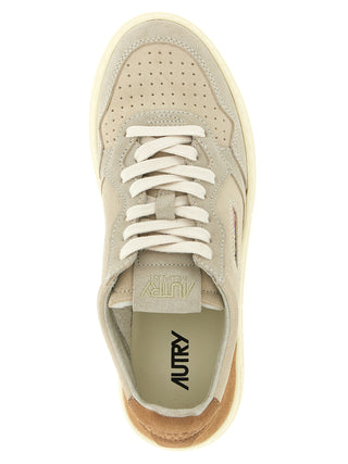 Multicolor Suede Leather Athletic Sneakers