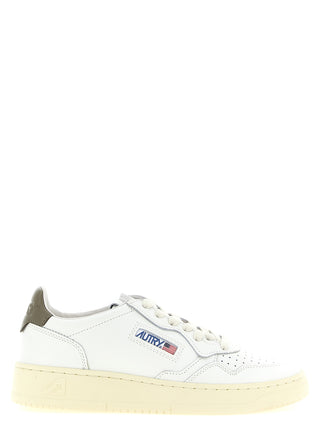Bicolor Cowhide Low Top Sneakers