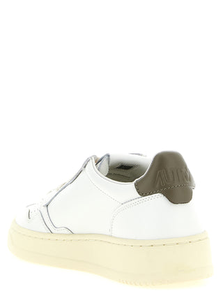 Bicolor Cowhide Low Top Sneakers