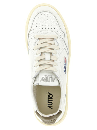 Bicolor Cowhide Low Top Sneakers