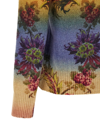 Multicolor Wool Cardigan