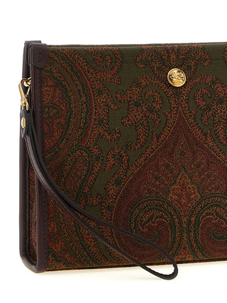 Multicolor Polyester Clutch Bag
