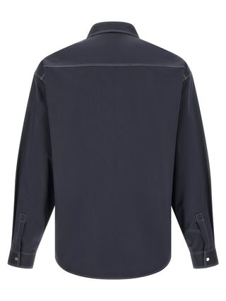 Blue Cotton Blouse