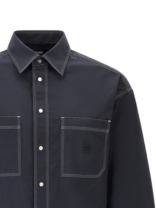 Blue Cotton Blouse