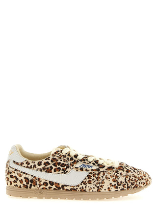 Multicolor Cowhide Low Top Sneakers