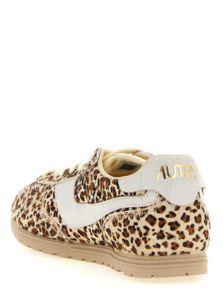 Multicolor Cowhide Low Top Sneakers