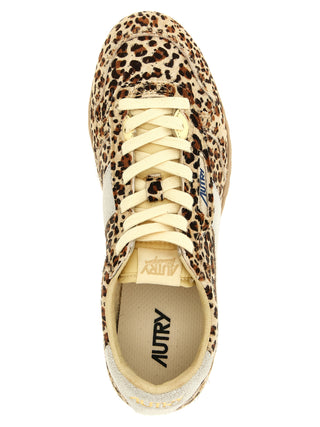Multicolor Cowhide Low Top Sneakers