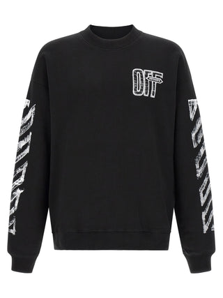 Black Cotton Sweatshirt