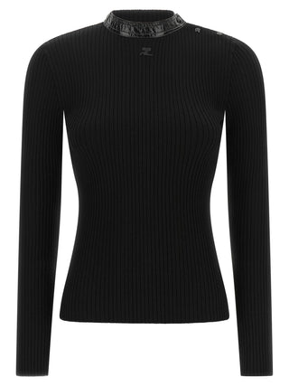 Black Viscose Cardigan