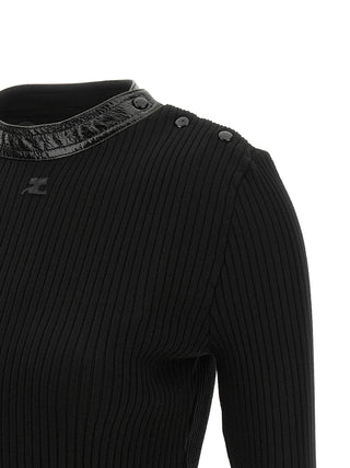 Black Viscose Cardigan