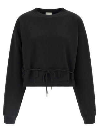 Black Cotton Sweatshirt