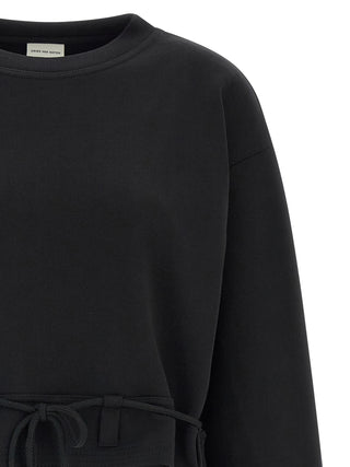 Black Cotton Sweatshirt