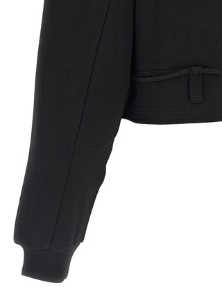 Black Cotton Sweatshirt