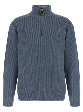 Blue Wool Cardigan