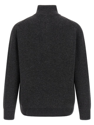 Gray Wool Cardigan
