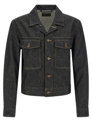 Blue Cotton Denim Jacket
