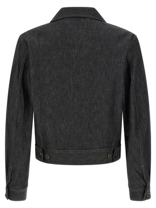 Blue Cotton Denim Jacket