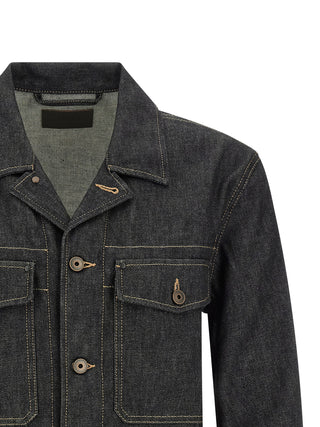 Blue Cotton Denim Jacket