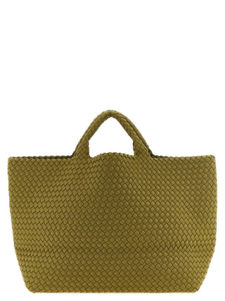 Bicolor Nylon Handbag