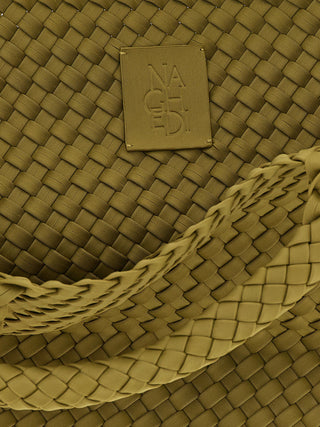 Bicolor Nylon Handbag