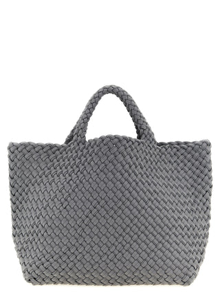 Gray Nylon Tote Bag