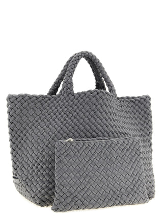 Gray Nylon Tote Bag