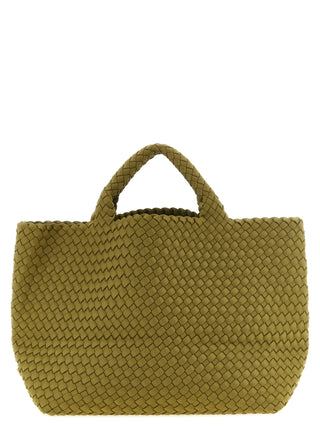 Bicolor Nylon Handbag