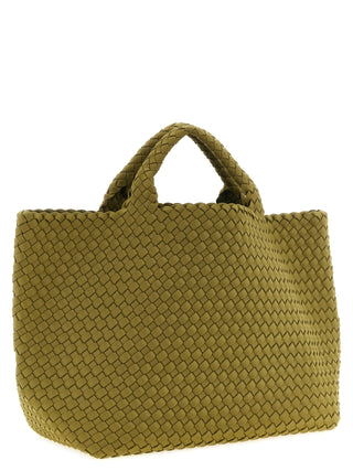 Bicolor Nylon Handbag