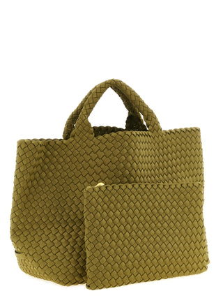 Bicolor Nylon Handbag