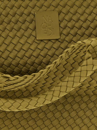Bicolor Nylon Handbag
