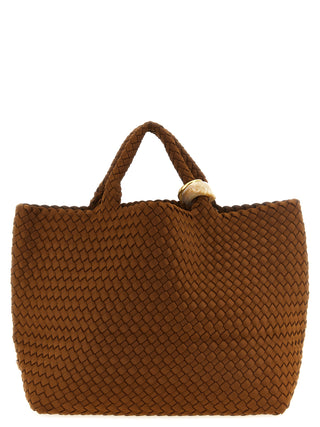 Brown Nylon Handbag