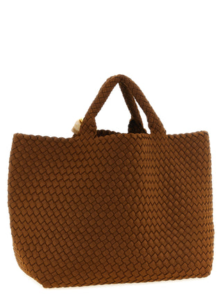 Brown Nylon Handbag
