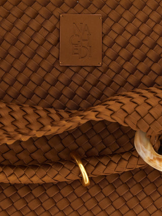 Brown Nylon Handbag