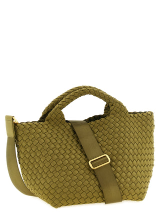 Bicolor Nylon Handbag