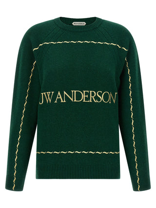 Bicolor Wool Cardigan