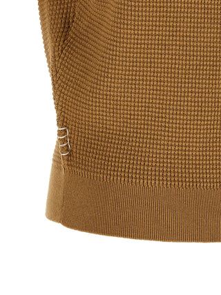 Beige Cotton Polo Shirt