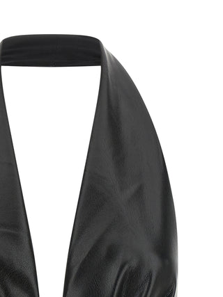 Black Polyester Bodysuit