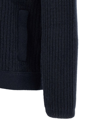 Blue Cashmere Cardigan
