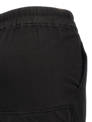 Black Cotton Mini Skirt