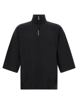 Black Cotton Sweatshirt