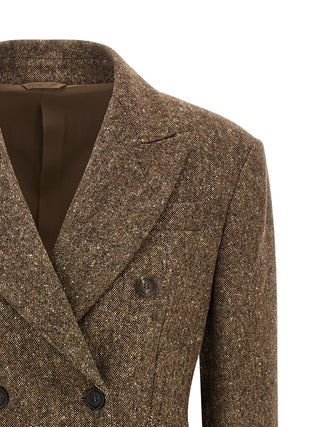 Brown Virgin Wool Blazer