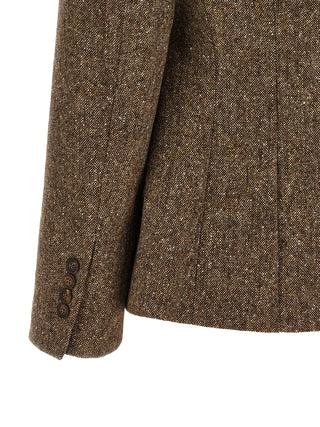 Brown Virgin Wool Blazer