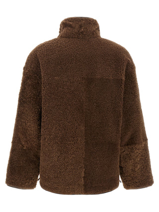 Brown Lamb Leather Biker Jacket