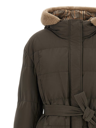 Bicolor Cotton Coat