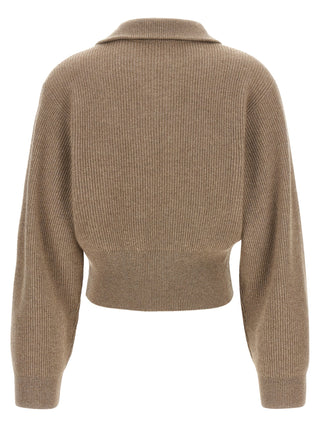 Brown Cashmere Cardigan