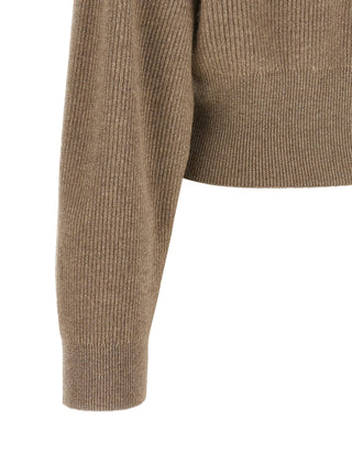 Brown Cashmere Cardigan